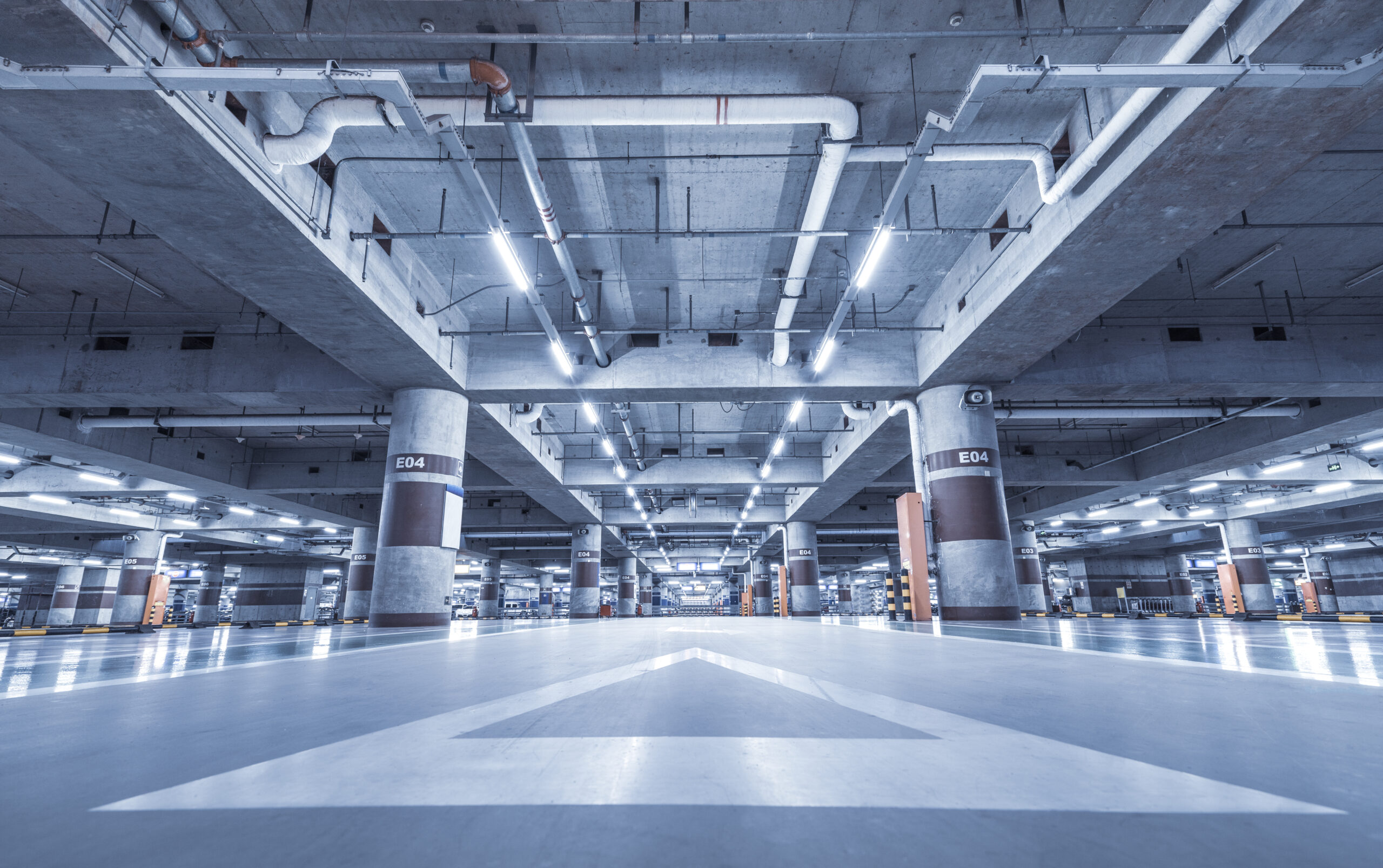 H2R propose des sol avec différentes résines pour votre parking, atelier ou garage